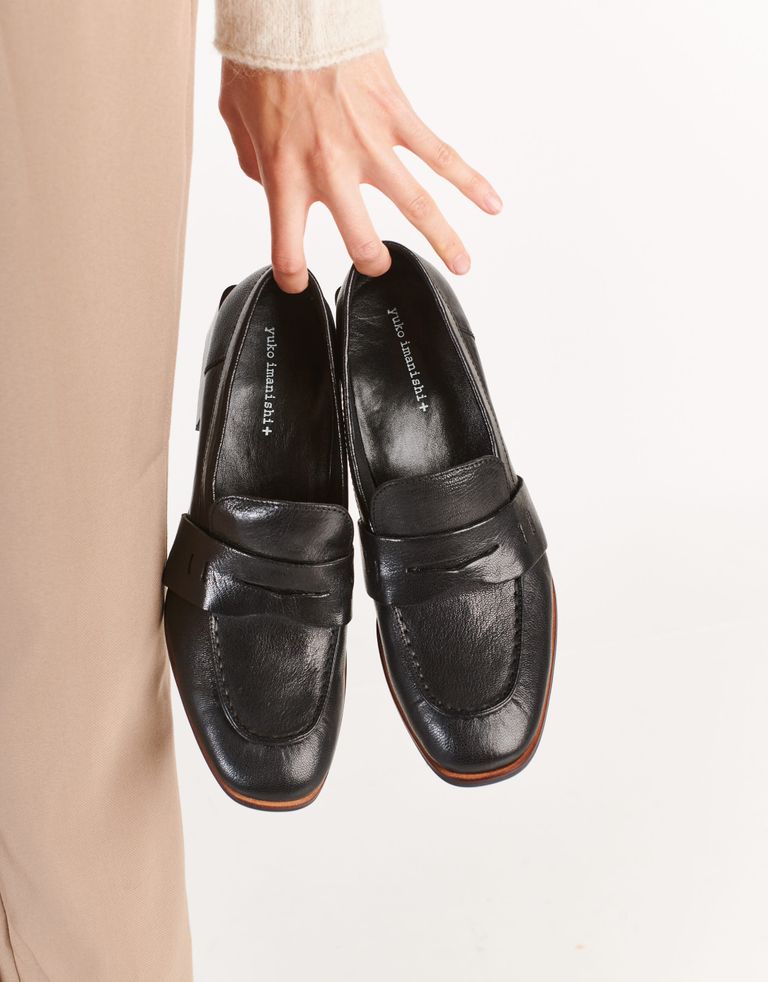 נעלי נשים - Yuko Imanishi - נעלי עור RURI - שחור