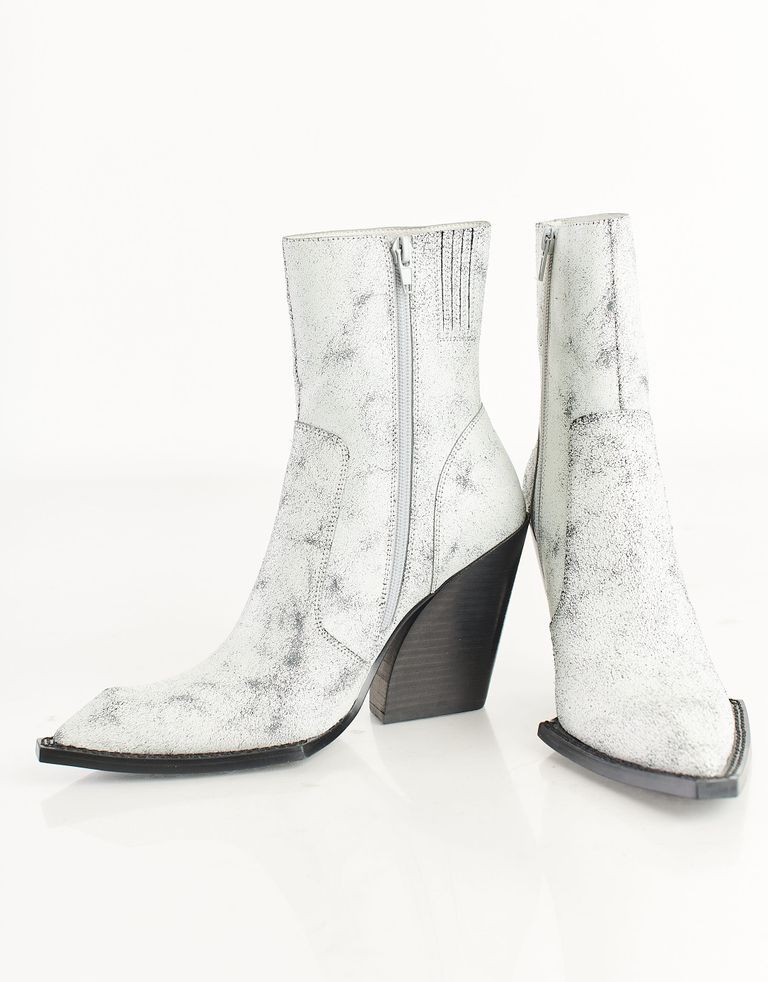 נעלי נשים - Jeffrey Campbell - מגפי בוקרים LOUISVILLE - לבן