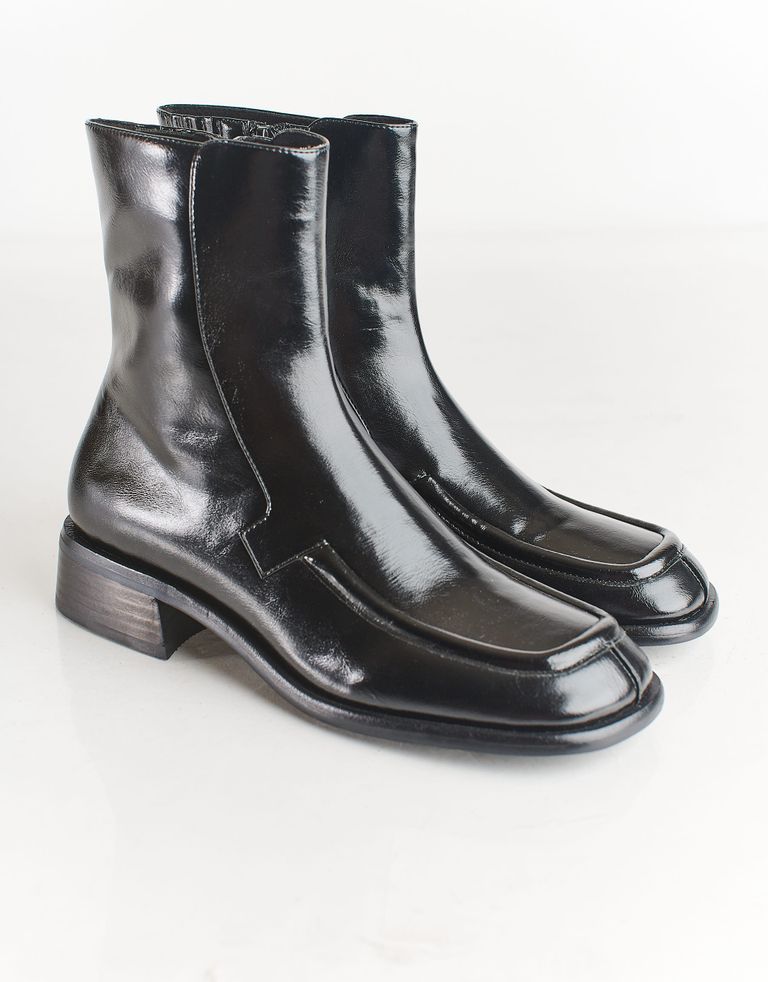 נעלי נשים - Jeffrey Campbell - מגפונים שטוחים ODETTA - שחור2