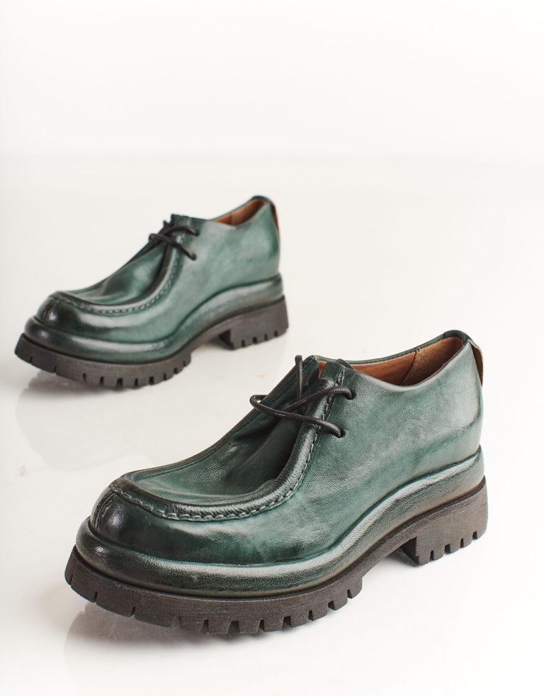 נעלי נשים - A.S. 98 - נעלי לואפרס DIBLA - ירוק