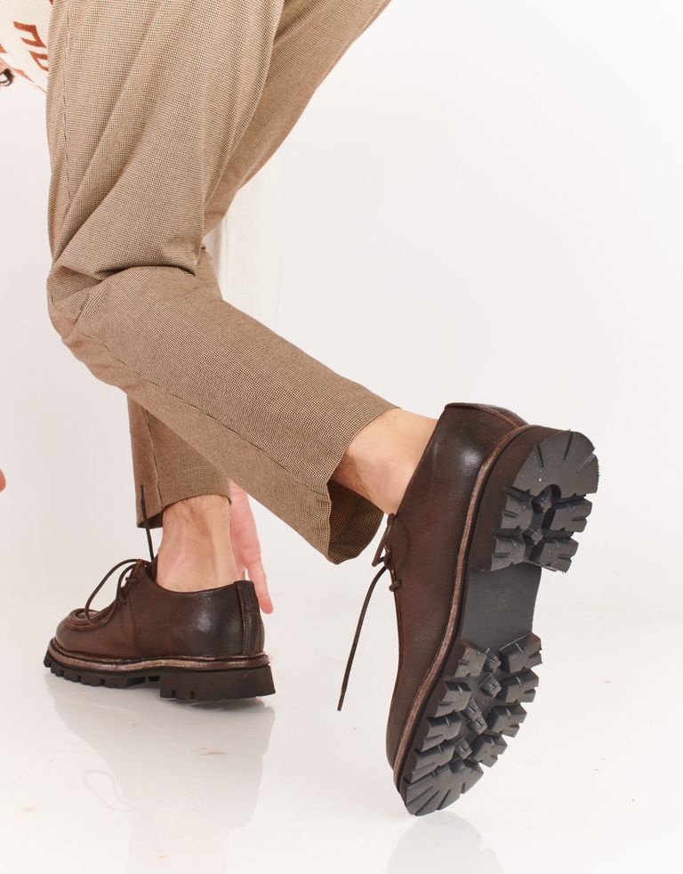נעלי גברים - A.S. 98 - נעליים עם שרוכים RAGNO - חום