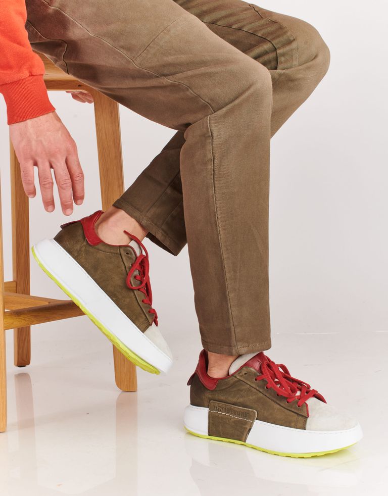 נעלי גברים - A.S. 98 - סניקרס HIFI - ירוק