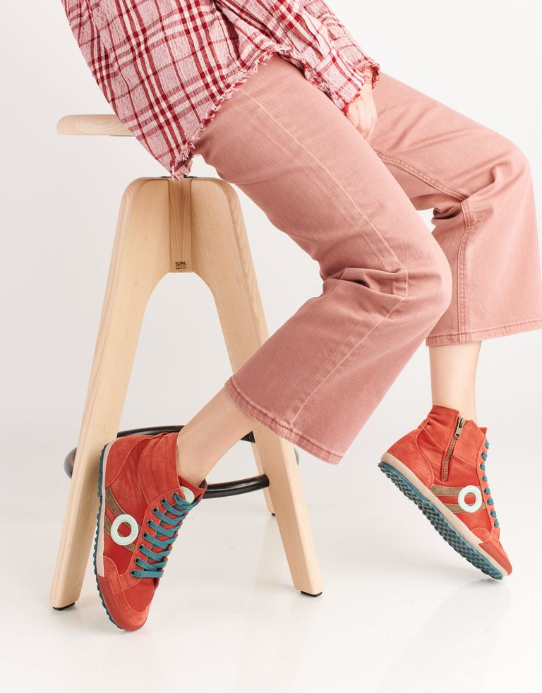 נעלי נשים - Aro - סניקרס גבוהות IDO B - אדום