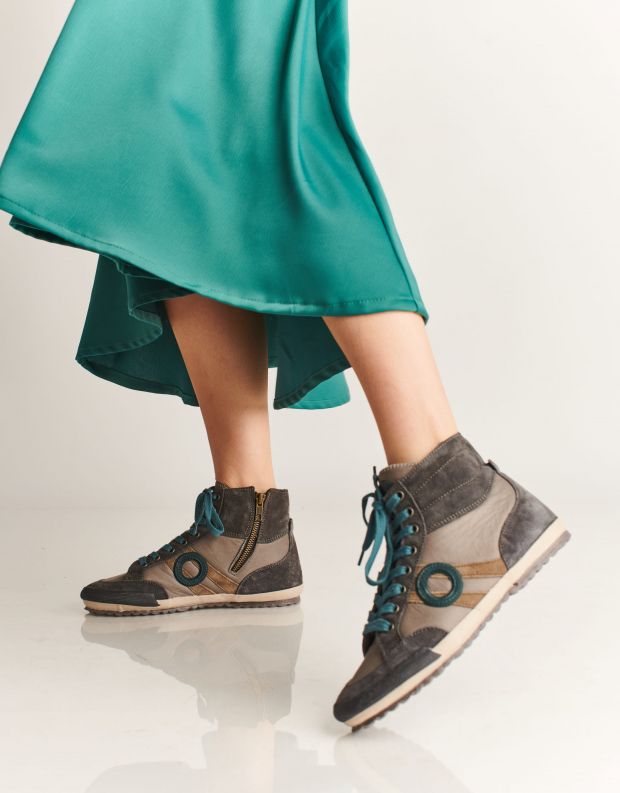 נעלי נשים - Aro - סניקרס גבוהות IDO B - אפור