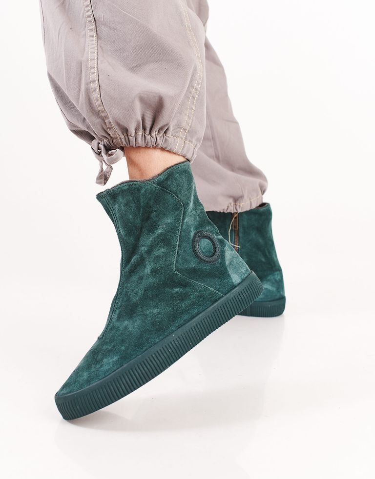 נעלי נשים - Aro - מגפוני מעטפה מזמש NOELLE - ירוק