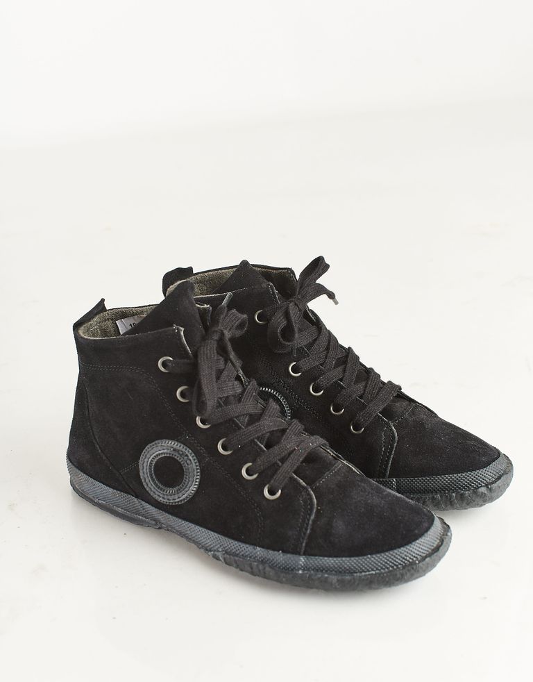 נעלי נשים - Aro - סניקרס זמש גבוהות WILLY - שחור2