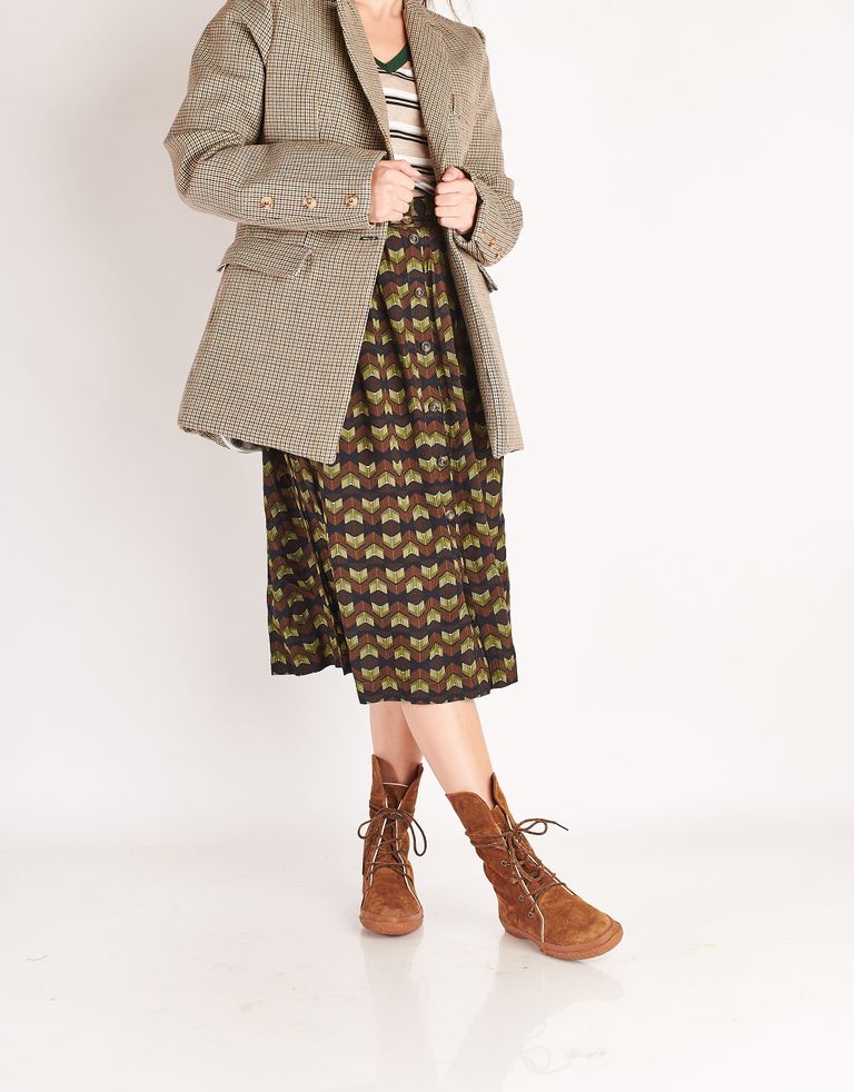 נעלי נשים - Aro - מגפי זמש WILLY - קאמל2