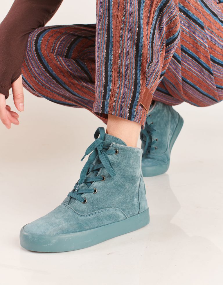 נעלי נשים - Aro - סניקרס זמש גבוהות UMA - פטרול