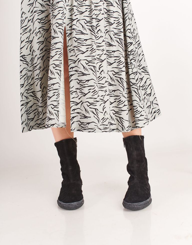 נעלי נשים - Aro - מגפיים מזמש WILLY - שחור2