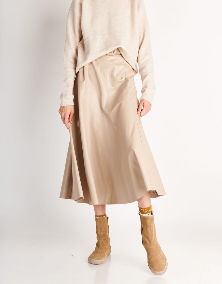 נעלי נשים - Aro - מגפיים מזמש WILLY - בז'4