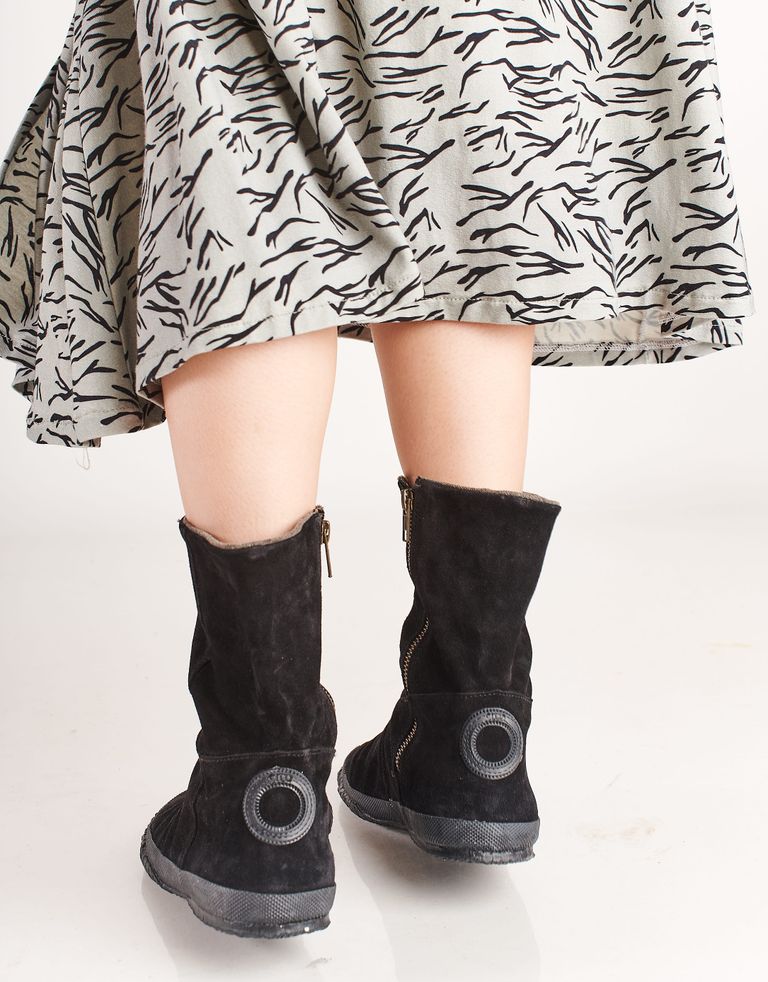 נעלי נשים - Aro - מגפיים מזמש WILLY - שחור4