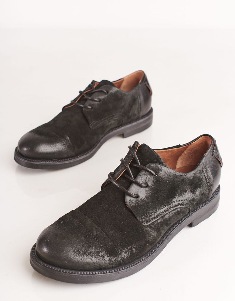 נעלי גברים - A.S. 98 - נעלי זמש SAMURAI - שחור