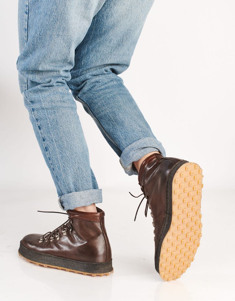 נעלי גברים - Ernesto Dolani - נעליים גבוהות DALLAS - חום