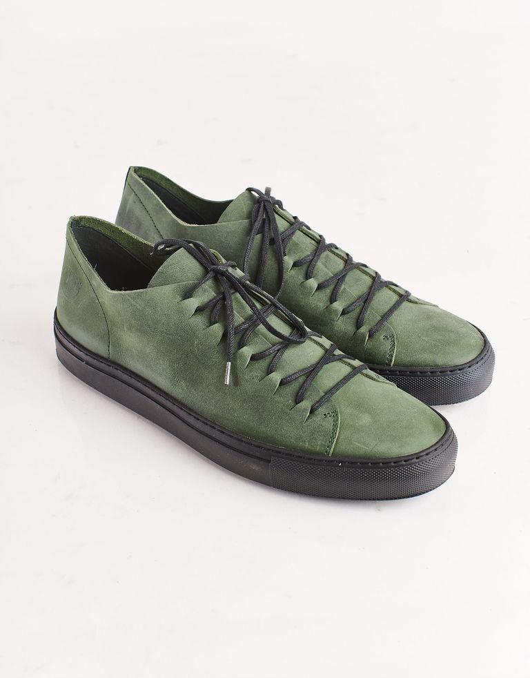נעלי גברים - loints of Holland - נעליים עם שרוכים ZELO - ירוק