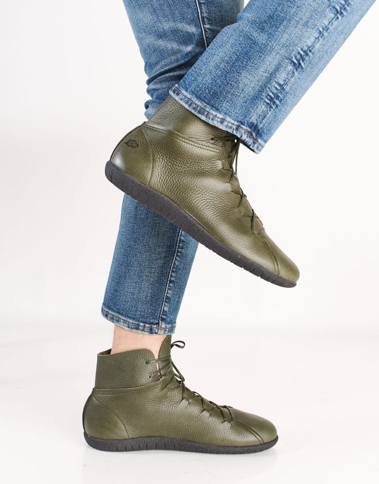 נעלי גברים - loints of Holland - נעליים גבוהות BREVIS - ירוק