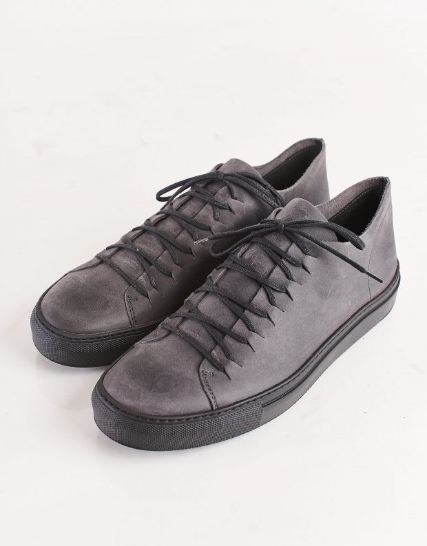 נעלי גברים - loints of Holland - נעליים עם שרוכים ZELO - אפור כהה