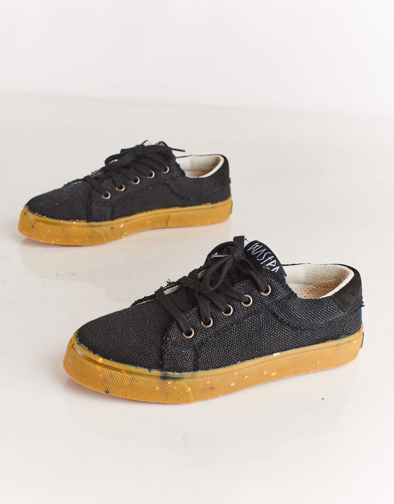 נעלי גברים - Wasted - סניקרס בד VENICE - שחור