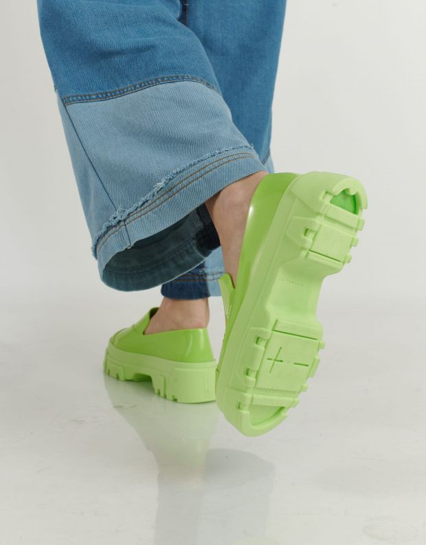 נעלי נשים - voices - נעלי מוקסין מגומי TRACK - ירוק