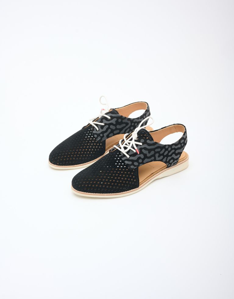 נעלי נשים - Rollie - סנדלים משולבים SLINGBACK - שחור1