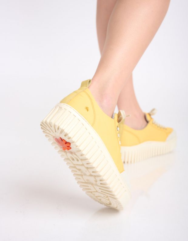 נעלי נשים - Art - סניקרס BRIGHTON - צהוב