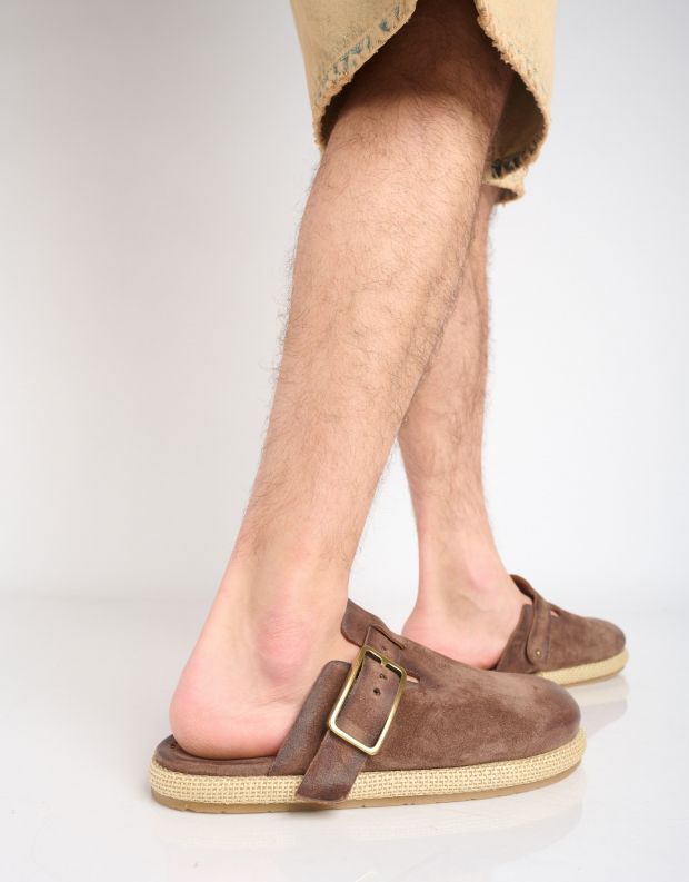 נעלי גברים - A.S. 98 - כפכפי עור MARCO - חום