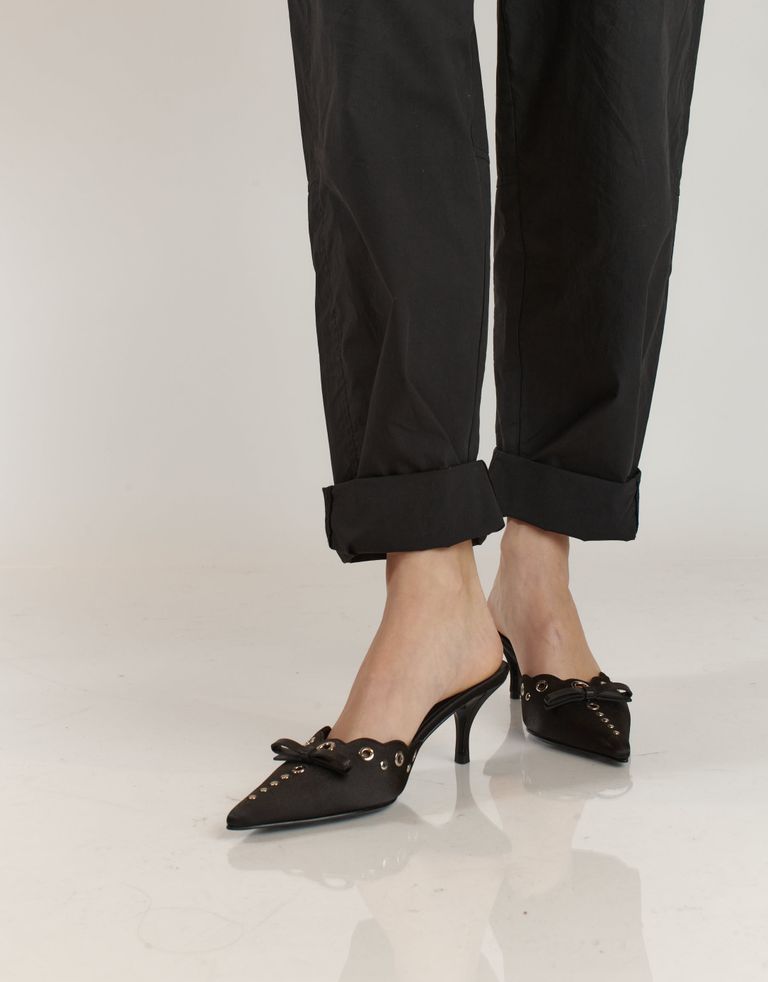 נעלי נשים - Jeffrey Campbell - כפכפי עקב GRATIS - שחור