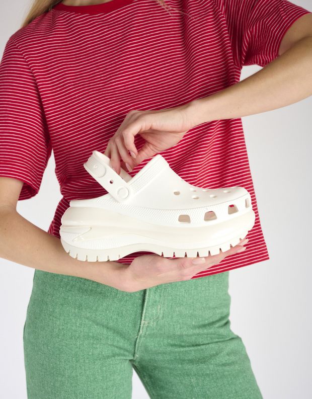 נעלי נשים - Crocs - סנדלים MEGA CRUSH - לבן