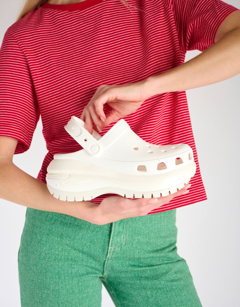 נעלי נשים - Crocs - כפכפים MEGA CRUSH - לבן