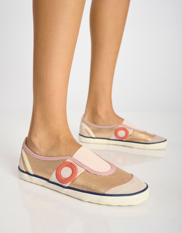 נעלי נשים - Aro - סליפ און PICADA מטאלי - ורוד3