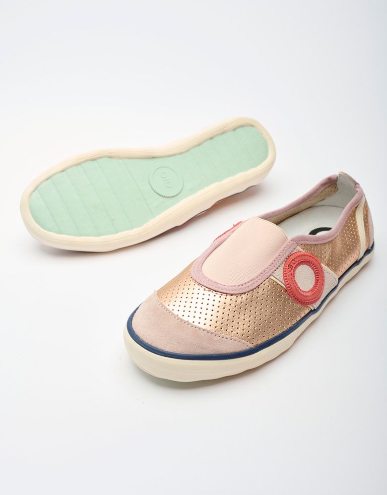 נעלי נשים - Aro - סליפ און PICADA מטאלי - ורוד1