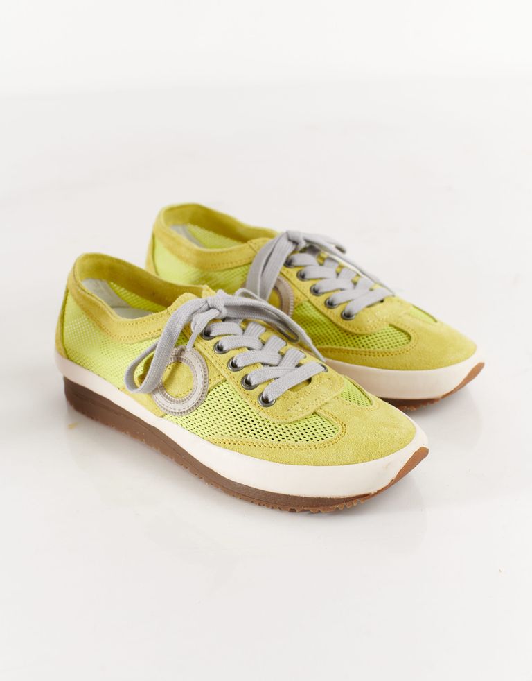 נעלי נשים - Aro - סניקרס JOANETA PLUS - צהוב   בז'