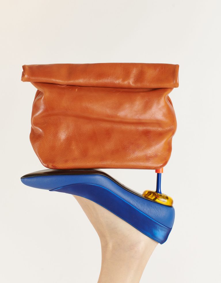 נעלי נשים - A.S. 98 - תיק קלאץ' KARINA - כתום