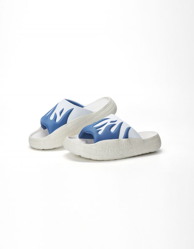 נעלי נשים - Acupuncture - כפכפים NYU להבות - כחול   לבן