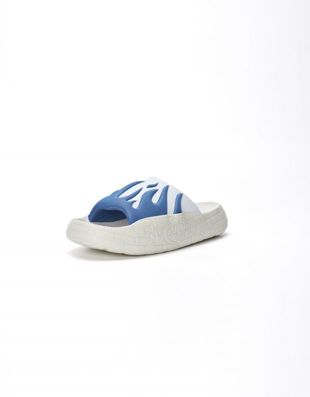 נעלי גברים - Acupuncture - כפכפים NYU להבות - כחול   לבן