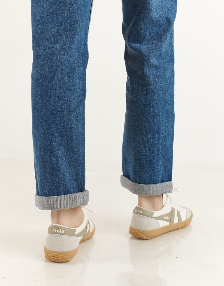 נעלי נשים - Gola - סניקרס BADMINTON GUM - לבן   אפור4