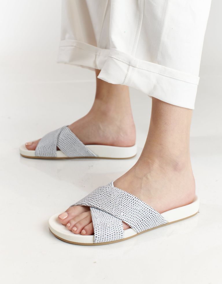 נעלי נשים - Rollie - כפכפים משולבים TIDE CROSS - לבן   כחול3