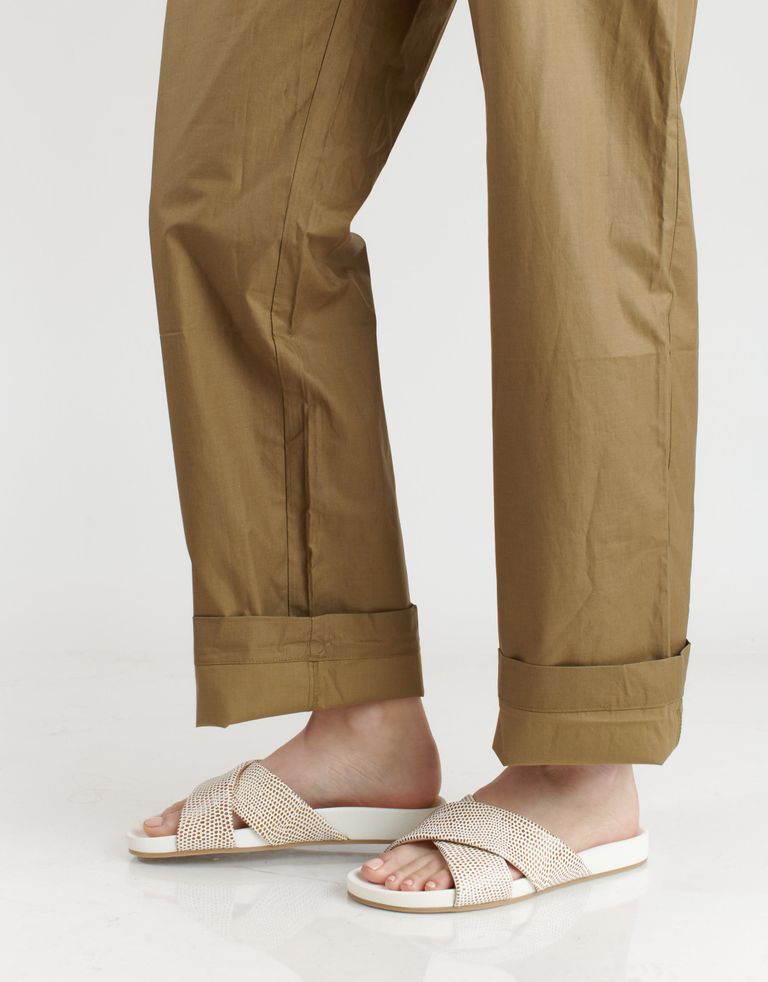 נעלי נשים - Rollie - כפכפים משולבים TIDE CROSS - לבן   חום4