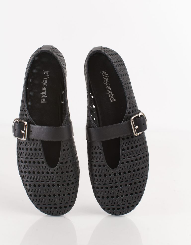 נעלי נשים - Jeffrey Campbell - נעלי בובה SHELLY - שחור