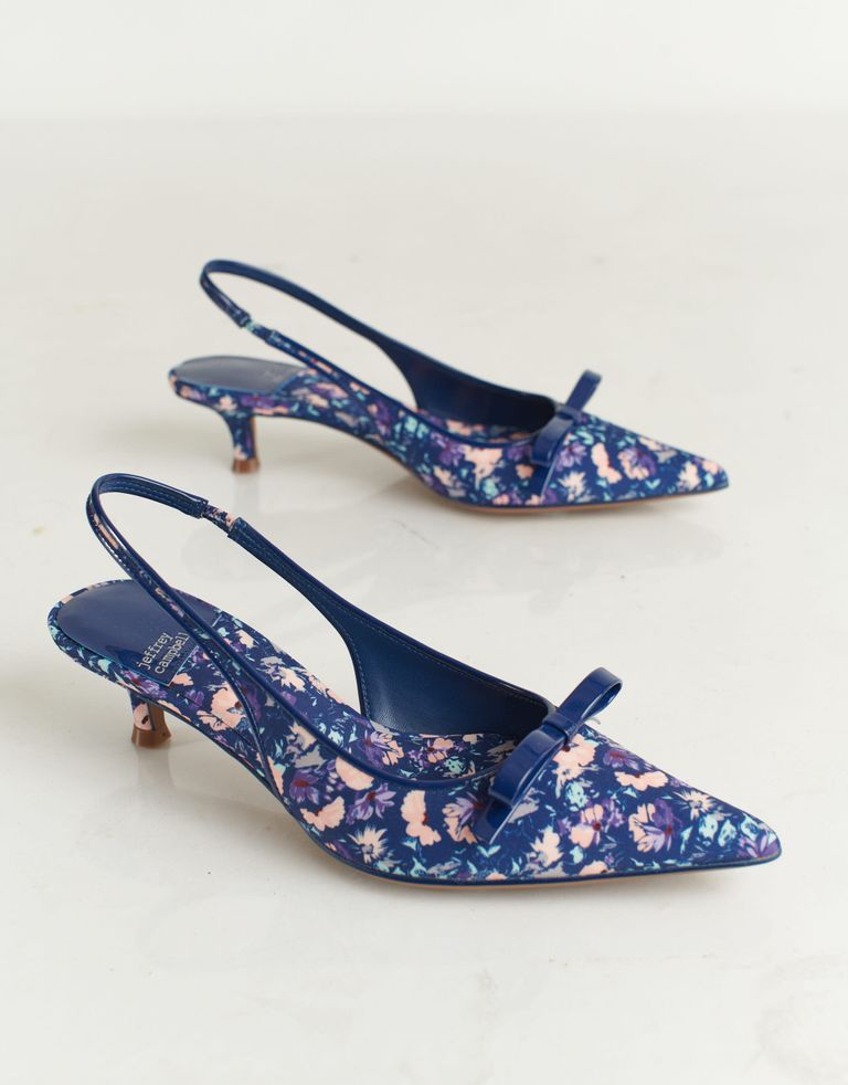 נעלי נשים - Jeffrey Campbell - נעלי סירה PERSONA - כחול