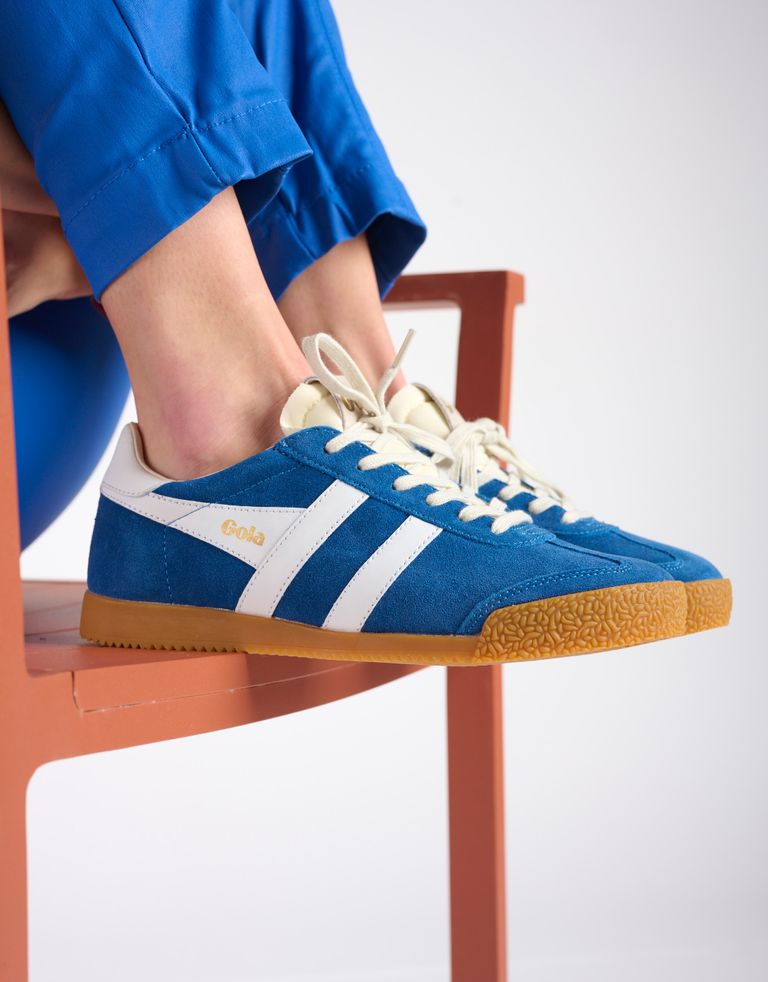 נעלי נשים - Gola - סניקרס ELAN - כחול   לבן