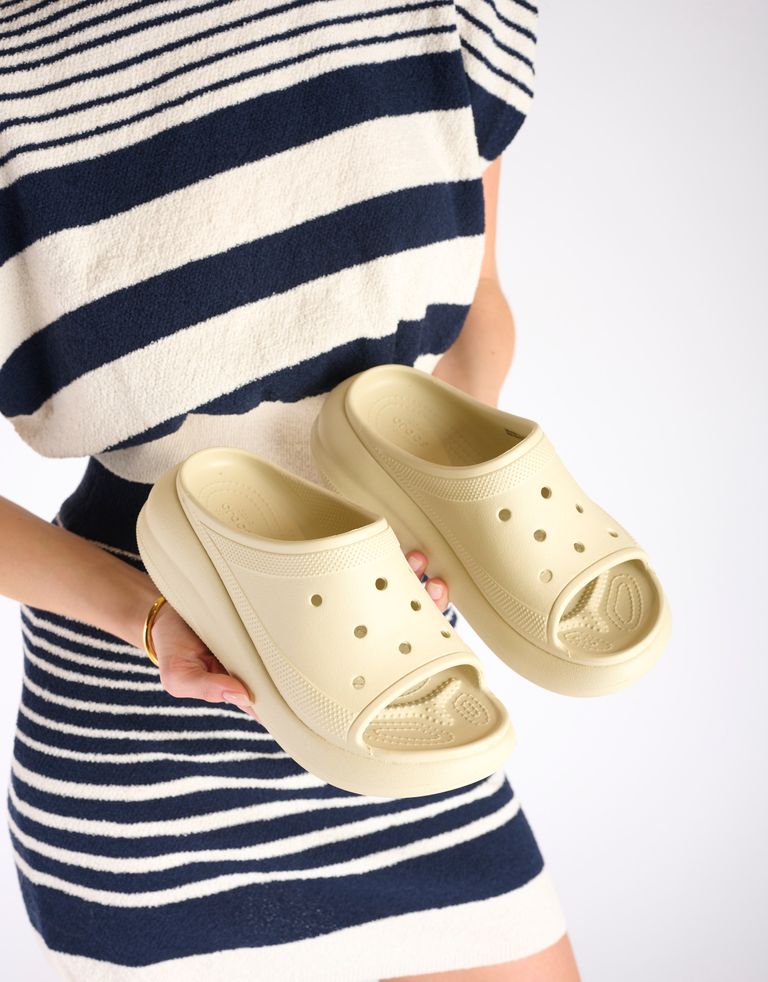 נעלי נשים - Crocs - כפכפים CRUSH - אופוויט