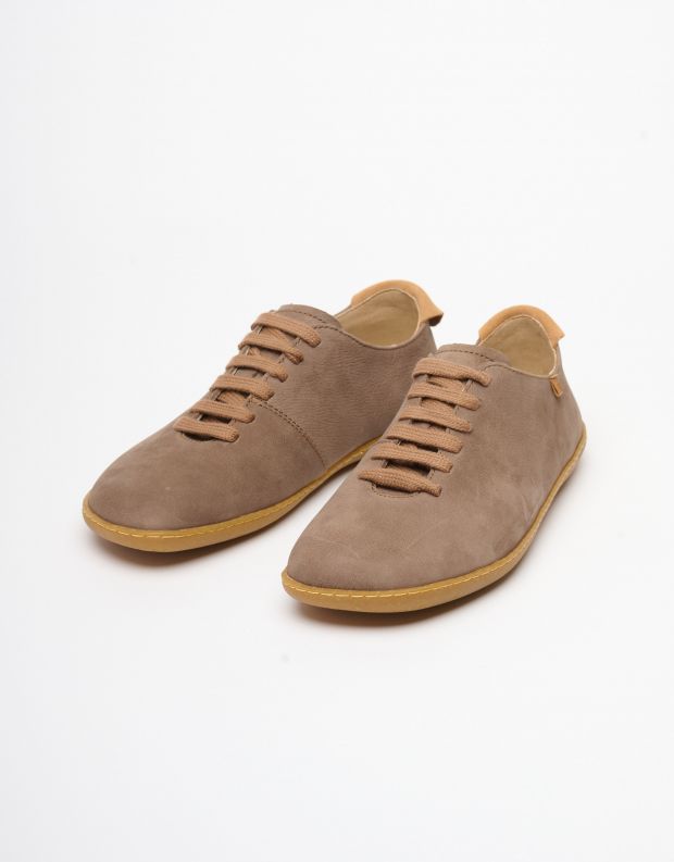 נעלי גברים - El Naturalista - נעליים עם שרוכים EL VIAJE - אפור
