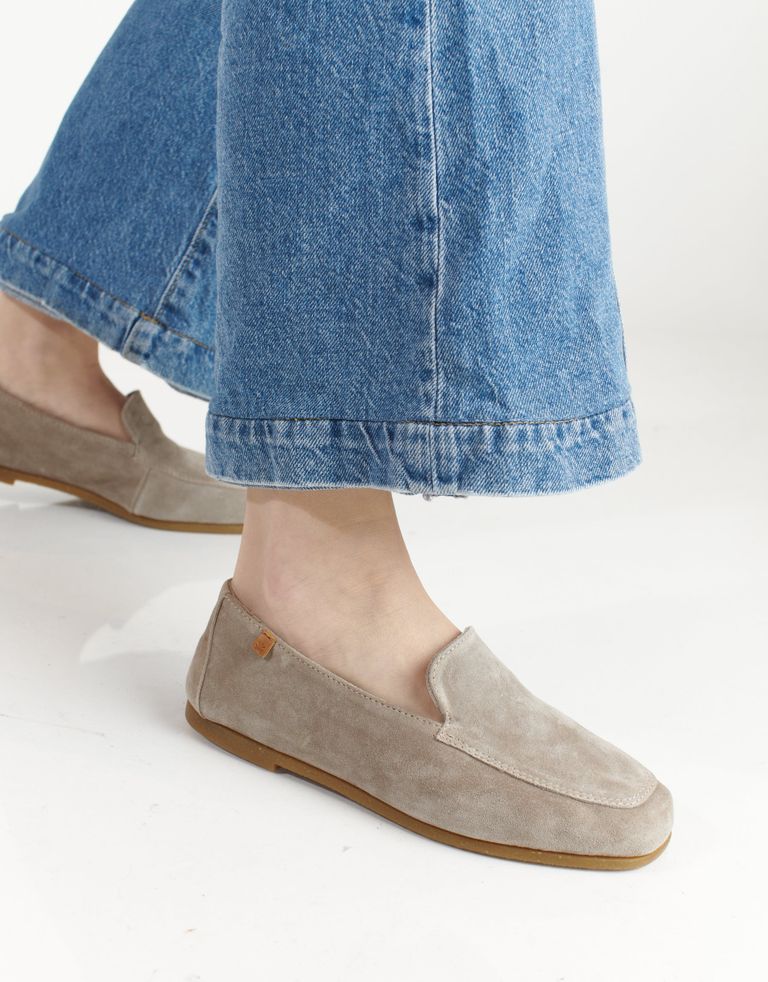 נעלי נשים - El Naturalista - מוקסינים CROCHE - אפור