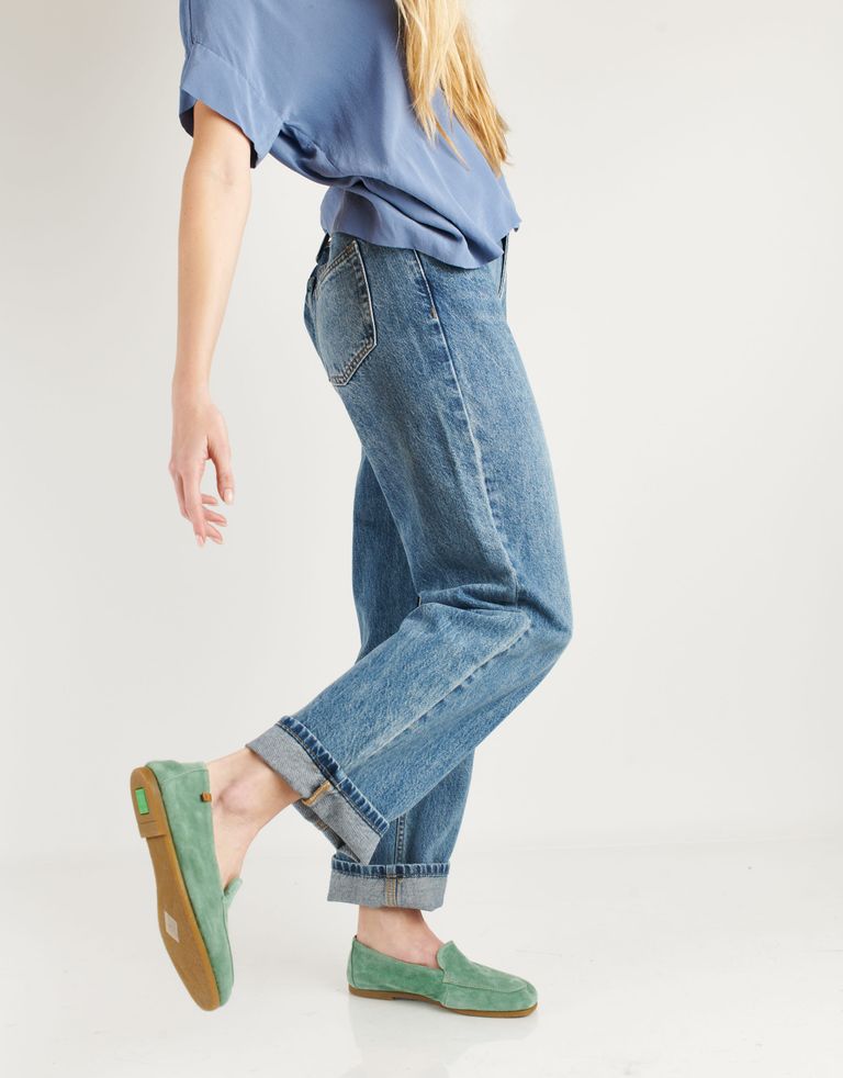 נעלי נשים - El Naturalista - מוקסינים CROCHE - ירוק4