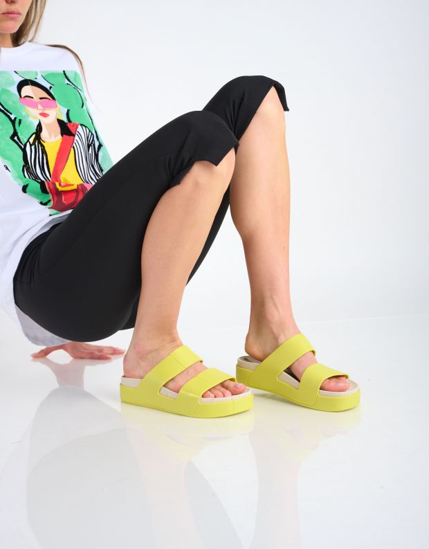 נעלי נשים - voices - כפכפי רצועות GHOST - ירוק