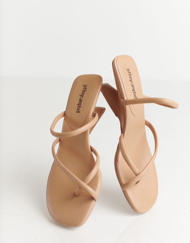 נעלי נשים - Jeffrey Campbell - כפכפי רצועות LELIA - ניוד