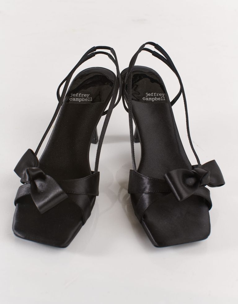 נעלי נשים - Jeffrey Campbell - סנדלי עקב TAKEBOW - שחור3