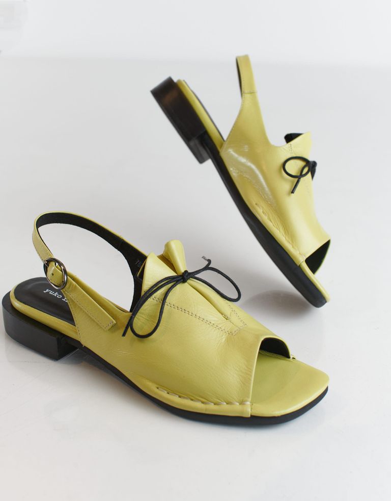 נעלי נשים - Yuko Imanishi - סנדלים שטוחים AOI - צהוב