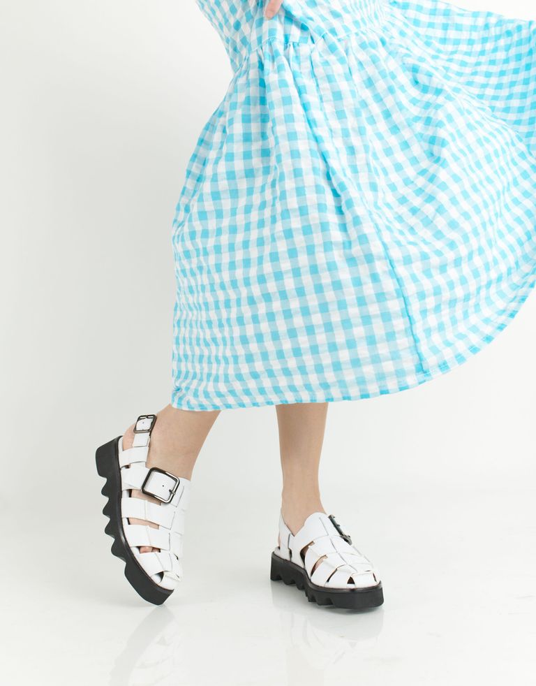 נעלי נשים - Yuko Imanishi - סנדלי דייגים CHIE - לבן