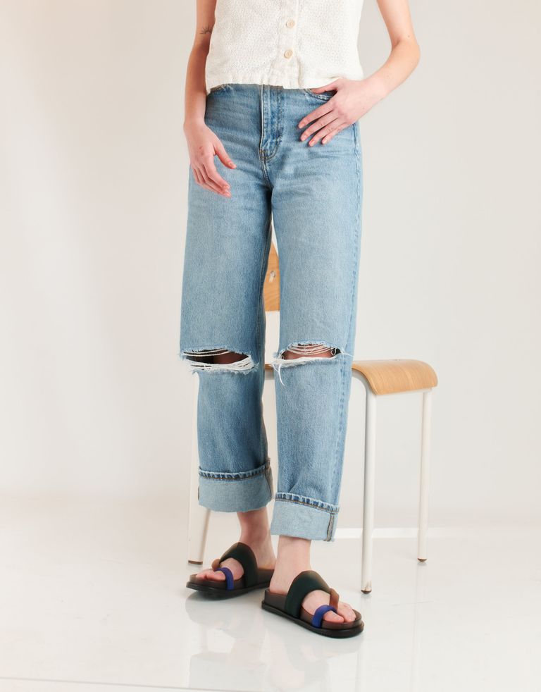 נעלי נשים - Yuko Imanishi - כפכפים MIN - ירוק   חום2